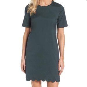 Halogen Green Scallop Dress (NEVER BEEN WORN)